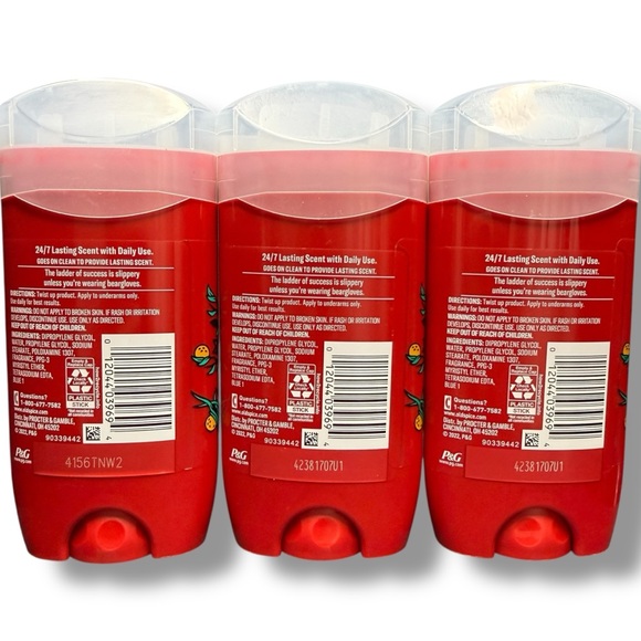 3x Old Spice BEARGLOVE Deodorant Aluminum Free 24/7 Lasting Freshness 3oz (3 Pk) - Picture 3 of 5
